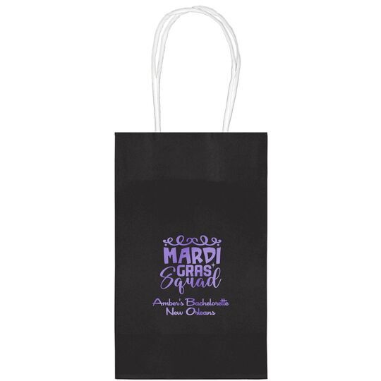 Mardi Gras Squad Medium Twisted Handled Bags