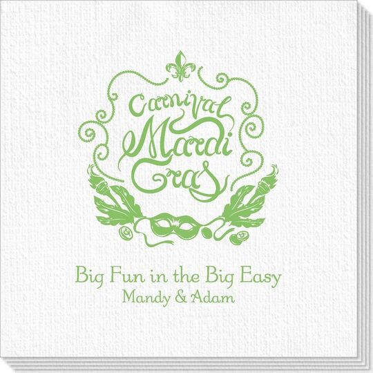Carnival Mardi Gras Deville Napkins