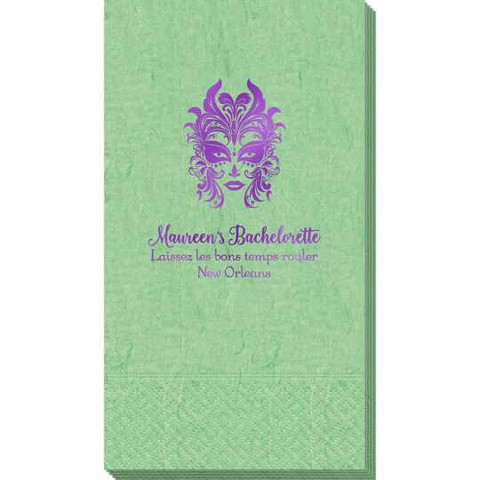 Carnival Mask Bali Guest Towels