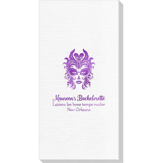 Carnival Mask Deville Guest Towels