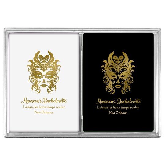 Carnival Mask Double Deck Playing Cards
