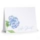 Blue Hydrangea Bloom Folded Note Cards Image 4 of 4