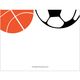 Banner Sports Balls Folded Note Cards Image 2 of 3