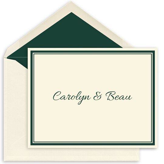 Simple Frame Folded Note Cards