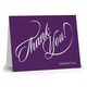 Calligraphy Thank You Folded Note Cards Image 4 of 4