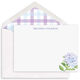 Corner Hydrangea Bloom Flat Note Cards Image 1 of 2