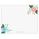 Rainbow Floral Flat Thank You Note Cards Image 2 of 2