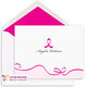Pink Ribbon Folded Note Cards Image 3 of 4
