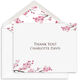 Cherry Blossoms Thank You Foldover Note Cards Image 1 of 3
