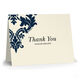 Damask Scroll Thank You Folded Note Cards Image 3 of 5