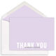Modern Bold Thank You Flat Note Cards Image 1 of 7