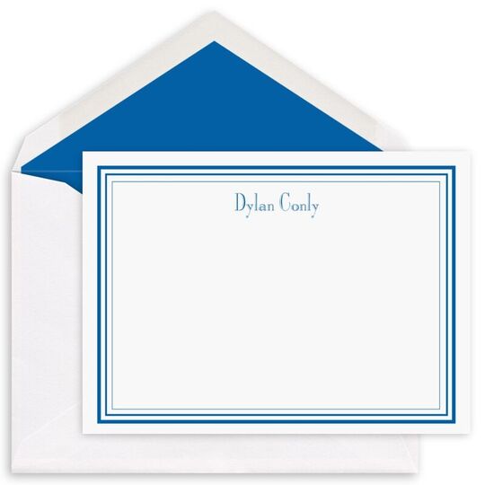 Triple Border Flat Note Cards