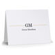 Executive Initials Folded Note Cards Image 4 of 5