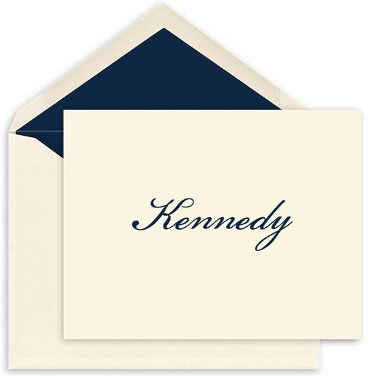 Vanity Folded Note Cards