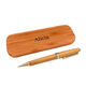Personalized Wood Box with Pen Image 1 of 2