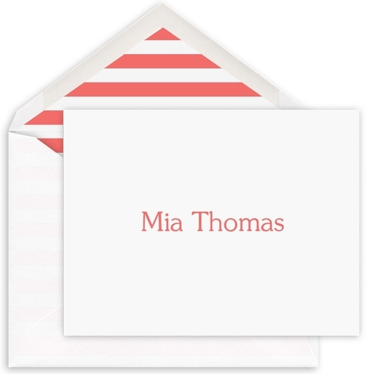 Prince Philip Folded Note Cards - Raised Ink