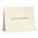 Modern Large Name Folded Note Cards - Raised Ink Image 4 of 4