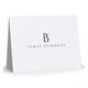 VIP Initial Folded Note Cards- Raised Ink Image 4 of 4