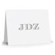 Classic Initial Folded Note Cards - Raised Ink Image 3 of 3