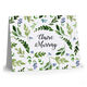 Green Sprigs and Buds Folded Note Cards Image 3 of 5