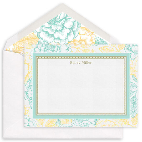 Garden Rose Flat Note Cards