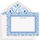 Shades of Blue Damask Flat Note Cards Image 1 of 2