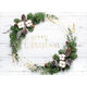 Country Wreath Folded Holiday Cards Image 1 of 3