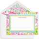 Tropical Garden Border Flat Note Cards Image 1 of 2