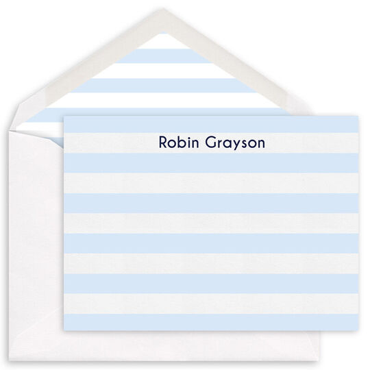 Rugby Blues Flat Note Cards