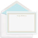 Posh Lattice Border Frame Flat Note Cards Image 1 of 2
