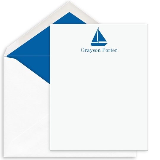 Sailboat Flat Note Cards