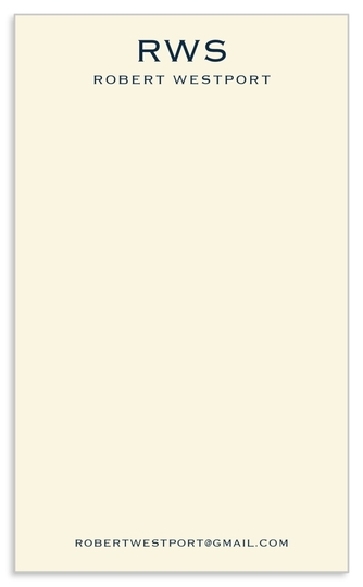 Block Initials Jotter Cards