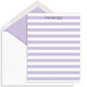 Pastel Stripes Flat Note Cards Image 1 of 2