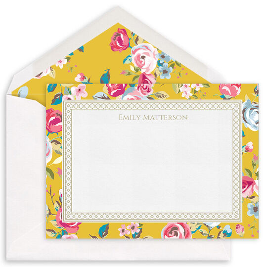 Tea Rose Flat Note Cards