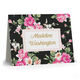 Black Vintage Roses Folded Note Cards Image 3 of 3