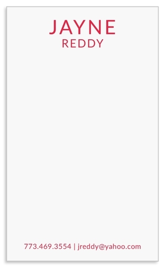 Contemporary Jotter Cards