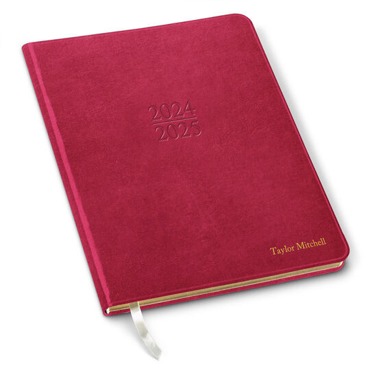 2025 Leather Academic Planner (7 x 9 in)