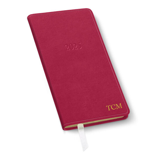 2025 Weekly Pocket Leather Planner (3.25 x 6 in)