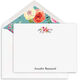 White Floral Bunch Flat Note Cards Image 1 of 2