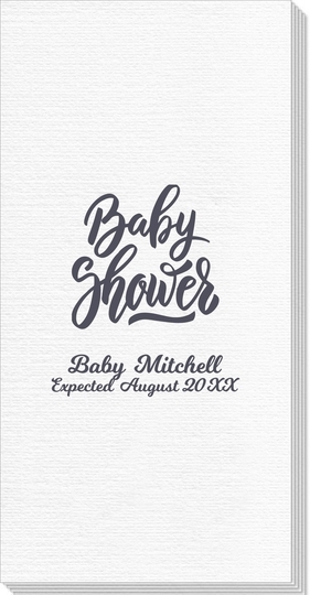 Handwritten Baby Shower Deville Guest Towels