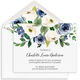 Blue and Ivory Rose Folded Sympathy Cards Image 1 of 3
