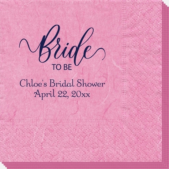 Bride To Be Swish Bali Napkins