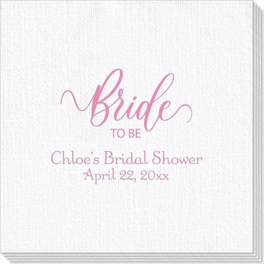 Bride To Be Swish Deville Napkins