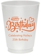 Happy Birthday Twinkles Colored Shatterproof Cups Image 2 of 2
