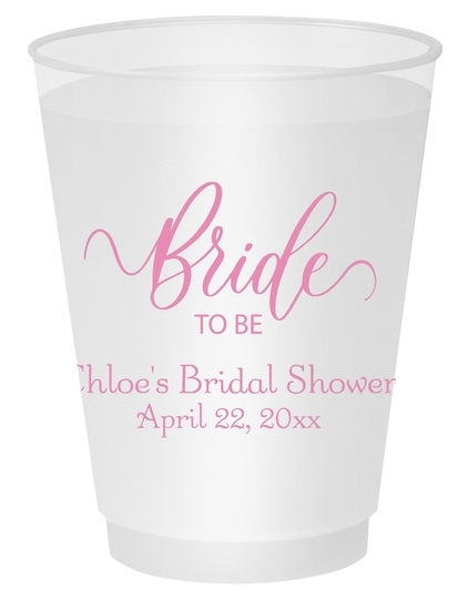 Bride To Be Swish Shatterproof Cups
