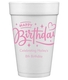 Happy Birthday Twinkles Styrofoam Cups Image 1 of 2