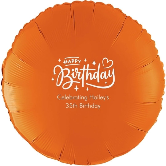 Happy Birthday Twinkles Mylar Balloons