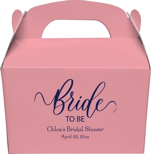 Bride To Be Swish Gable Favor Boxes
