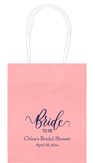 Bride To Be Swish Mini Twisted Handled Bags