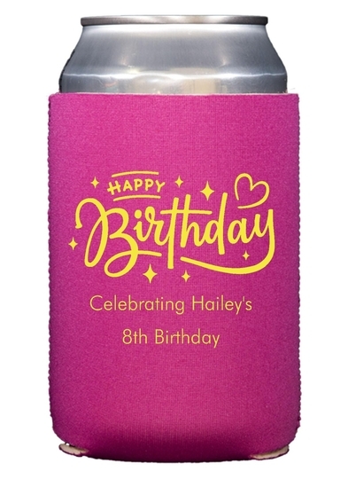 Happy Birthday Twinkles Collapsible Huggers